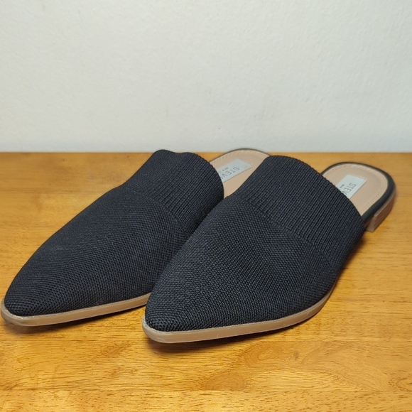 Steven By Steve Madden Shoes - Steven New York Valdez Knit Mule Black Flat Minimalist Women's Size 8